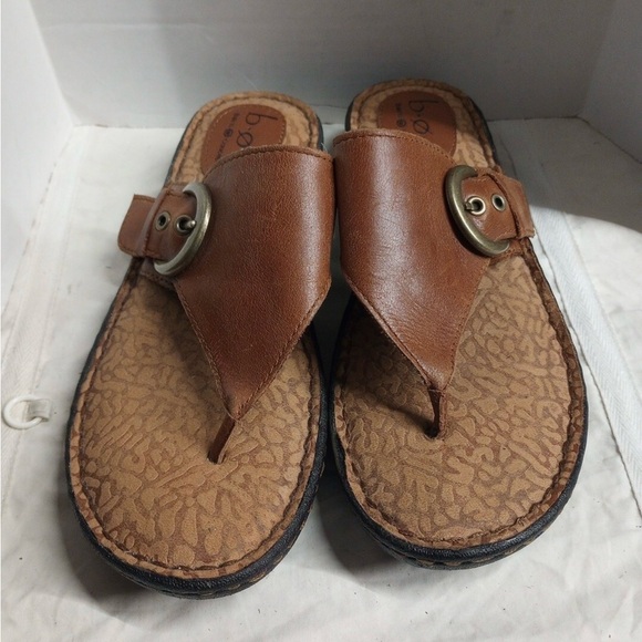 b.o.c. Women's casual Brown Slide Sandals size 7 - Picture 7 of 11
